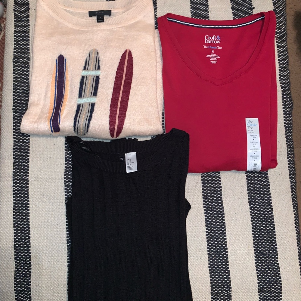 Woman’s bundle casual tops H&M J.Crew Croft&Barrow